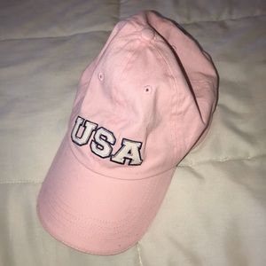 Light pink USA hat